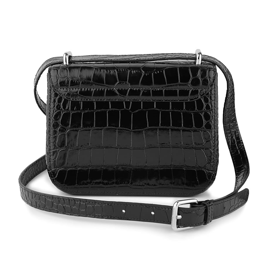 Vivienne Westwood クロコダイル型押しショルダーバッグ ヴィヴィアンウエストウッド ショルダーバッグ 2way クロコ型